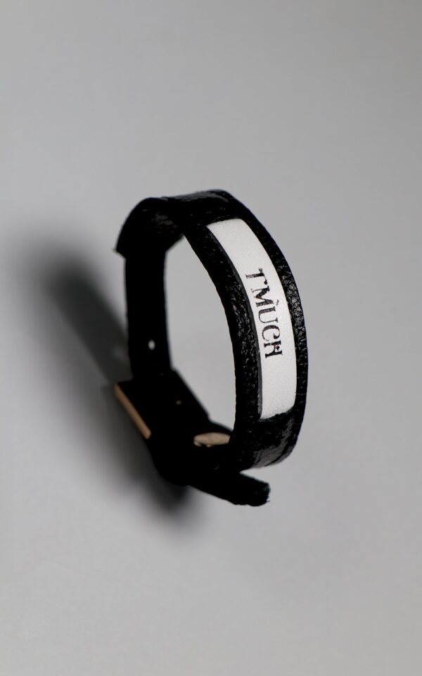 Piano Key Bracelet With Printed Logo