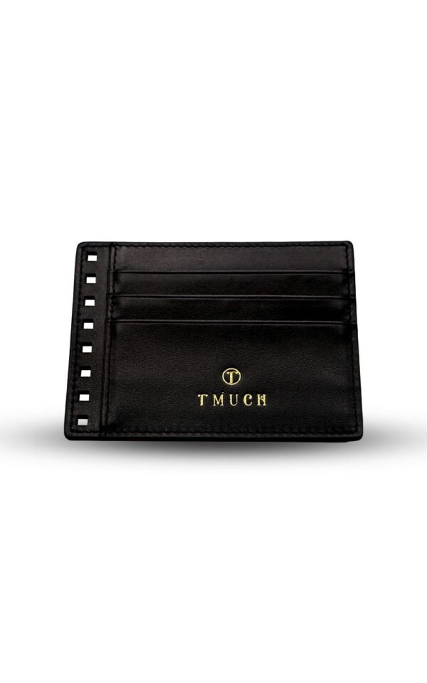 Film Reel Card Holder With Printed Gold Logo