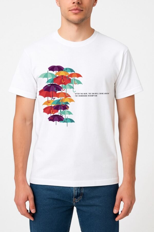 White Premium Cotton Tshirt (Shawshank Redemption)