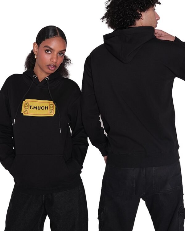 Cinema Ticket Black Hoodie